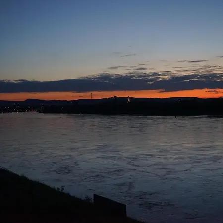 Exklusives Rhein-Lounge Apartment Mit Direktem Rheinblick, Sauna, 2 Schlafzimmern, Parkplatz Fuer Bis Zu 5 Gaeste Apartment Urmitz