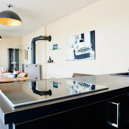 Exklusives Rhein-lounge Mit Direktem Rheinblick, Sauna, 2 Schlafzimmern, Parkplatz Fuer Bis Zu 5 Gaeste