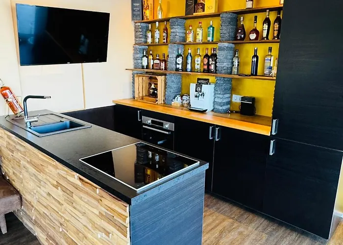 Exklusives Rhein-lounge Mit Direktem Rheinblick, Sauna, 2 Schlafzimmern, Parkplatz Fuer Bis Zu 5 Gaeste Urmitz